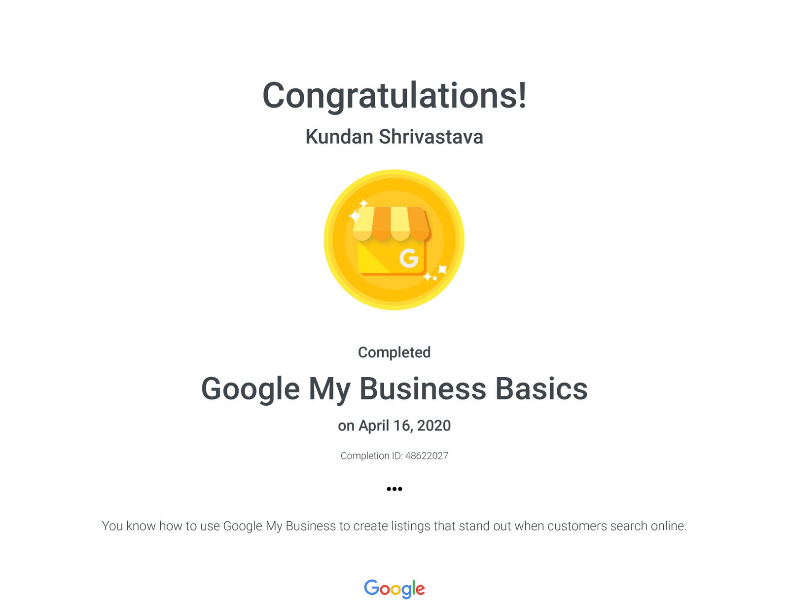 Global Certification